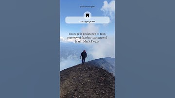 Courage quotes. Courage isn’t the absence of fear – it’s moving forward despite it