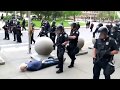 Warning graphic content  shows police in buffalo new york shoving man to ground