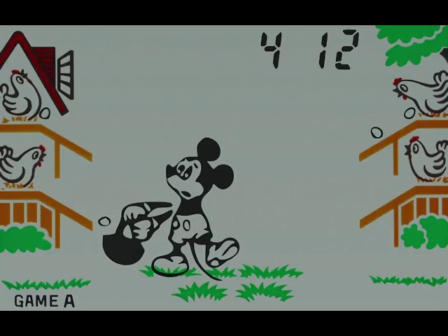 Game & Watch: Mickey Mouse (Wide Screen) (1981 Nintendo)
