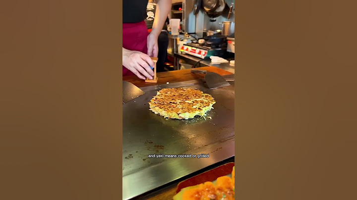 You should visit an okonomiyaki restaurant #shorts