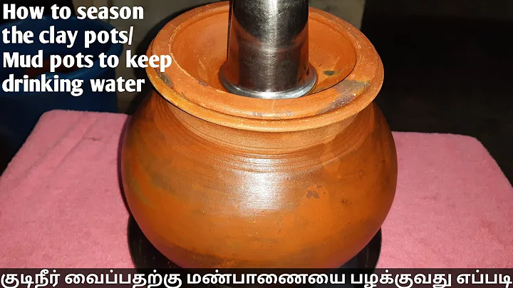 How to season the clay pots to keep drinking water | Mud pots seasoning to store water - DayDayNews