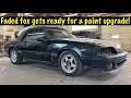 Getting the mustang rebuild ready for a complete repaint