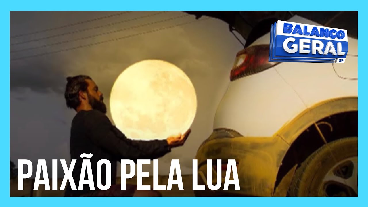 Fotógrafo brasileiro surpreende com imagens espetaculares da lua