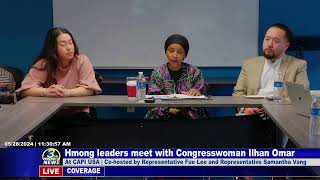 3HMONGTV News | Hmong leaders roundtable with Congresswoman Ilhan Omar.