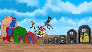 Rescue BABY HULK &amp; SPIDERMAN, SUPERMAN, BLACK PANTHER 2, VENOM: Returning from the Dead SECRET FUNNY