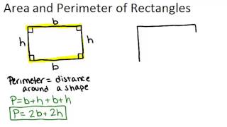 Area and Perimeter of Rectangles: Lesson (Geometry Concepts)