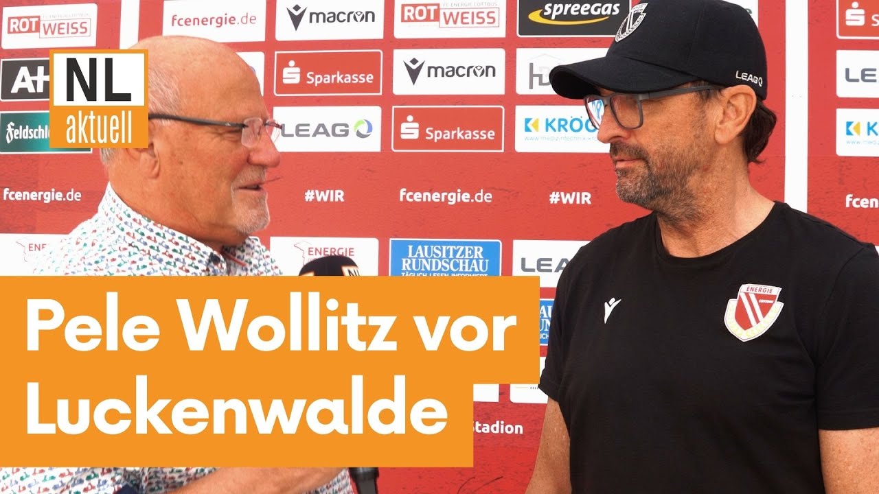 FC Energie Cottbus | Trainer Pele Wollitz vor Heimspiel gegen Luckenwalde
