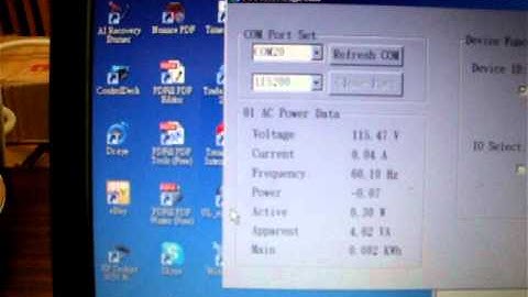 Zigbee Power Meter for smart energy application Test Video