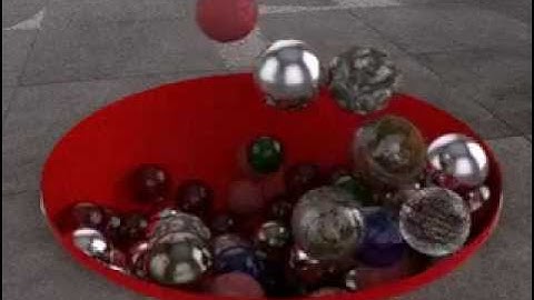 Boiling Ball - Blender & Thea render test