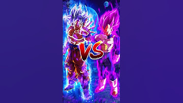 Goku vs Vegeta || who is strongest / epic showdown #capcut #edit
