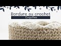 Bordure coquilles au crochet