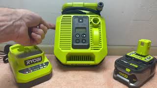 Ryobi One+ 18v Tire Inflator Review
