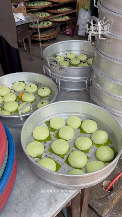 BAKPAO PANDAN 1500 AJA GAISS‼️🤩 #kuliner #kulinersemarang #makanan #semarang #viral #shorts #fyp