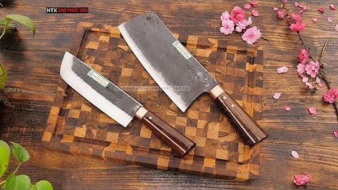 DAO PHÚC SEN,CẶP DAO CHẶT THÁI  CỰC ÊM _HÀNG CHUẨN CỦA HTX DAO PHÚC SEN