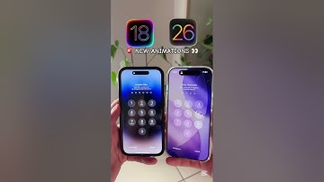 iOS 18 Vs iOS 26 New Animations! #shorts