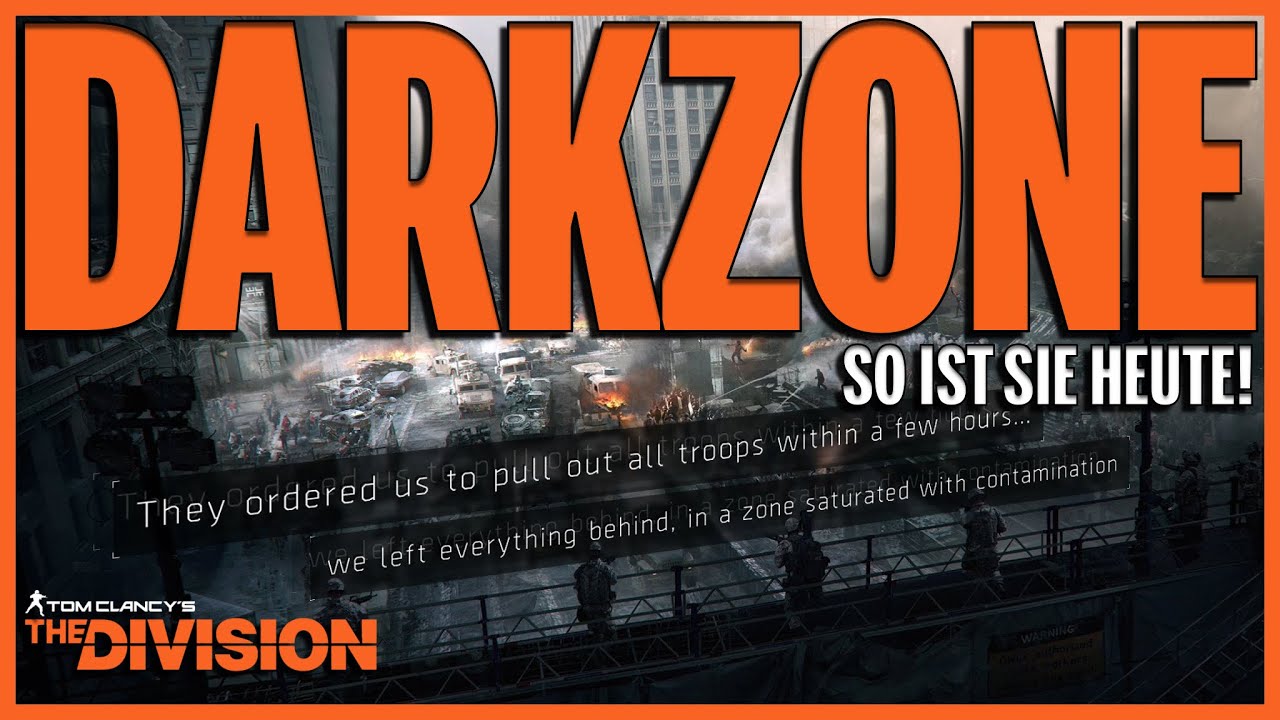 DARK ZONE in DIVISION 1 nach 8 JAHREN ist einfach UNSPIELBAR 😔