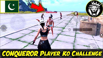CONQUEROR Player Ko Challenge / Star ANONYMOUS Pubg Mobile