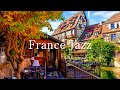 France coffee shop ambience mellow morning with jazz music in colmar village little venice france