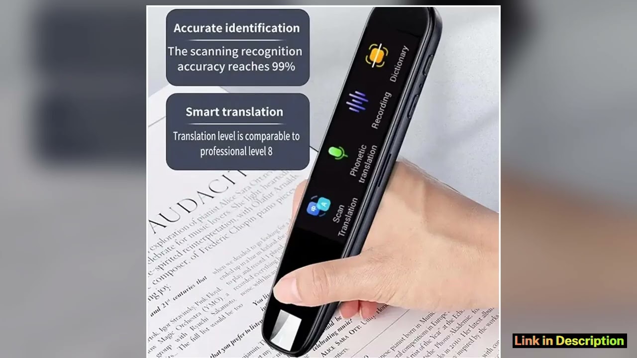 Offline Translation Pen For Teacher Student Dictionary English Intelligent Scanning Point Reading