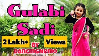Gulabi Sadi | Dance Cover | New Marathi Song | Kids Dance | Sanju , Prajakta | Dancing Nemo