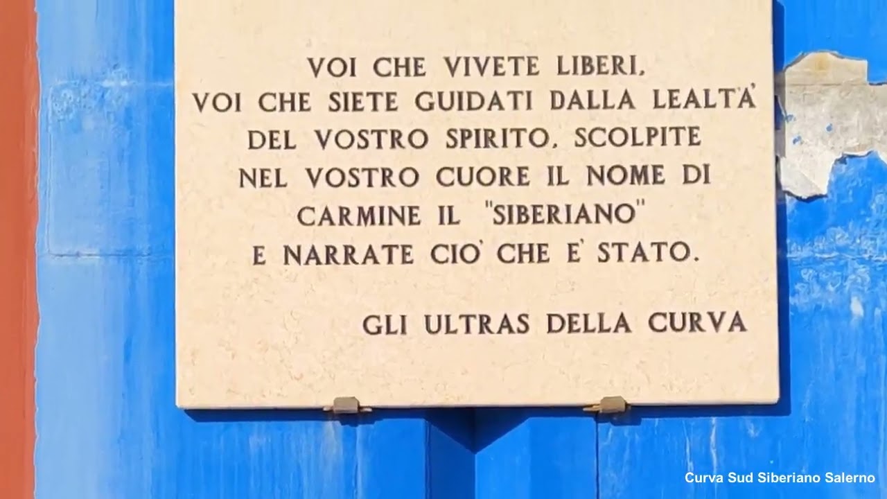 Salernitana Milan - Coreografia Preparazione e Realizzazione - Curva Sud Siberiano-