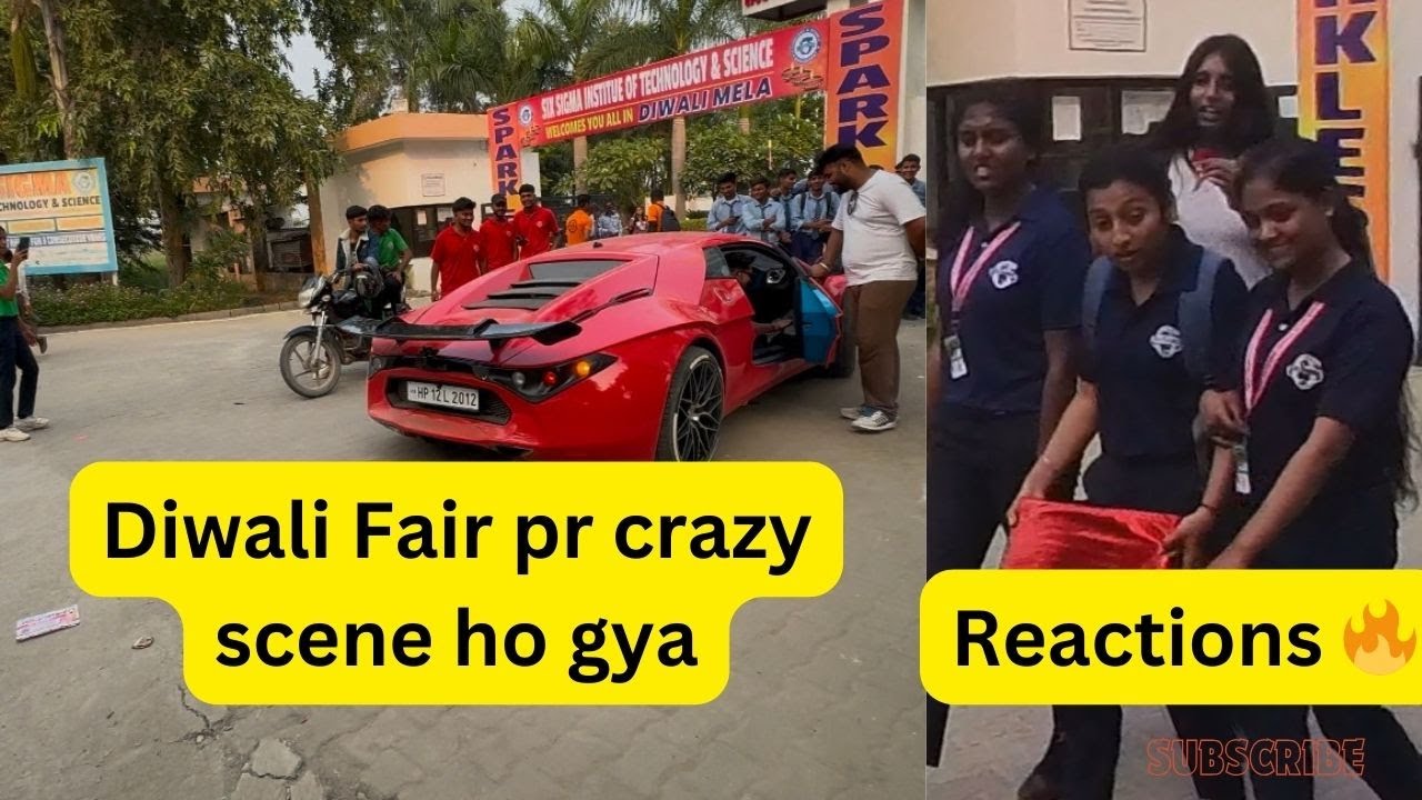 Diwali Fair Goes Crazy Over My DC Avanti! 🔥 College Girls’ Reactions