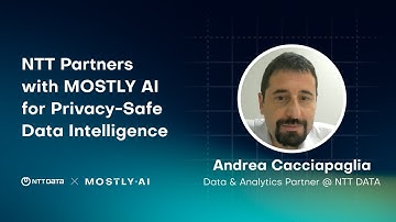 Why did NTT DATA choose to partner with MOSTLY AI?