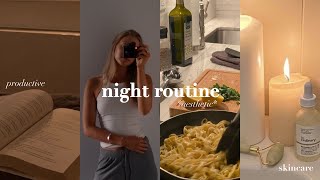 summer night routine: calm, productive & *aesthetic*