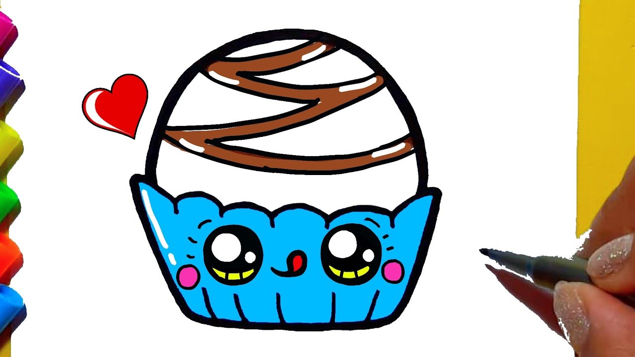 HOW TO DRAW KAWAII PARTY CANDY  COMO DESENHAR DOCE DE FESTA