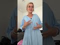 Ekouaer 3-in-1 Maternity Hospital Gown - Short Sleeve, Skin-Friendly, Elastic Waist V-Neck Maternity