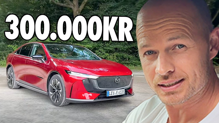 VILDT smuk Mazda 6e giver panderynker