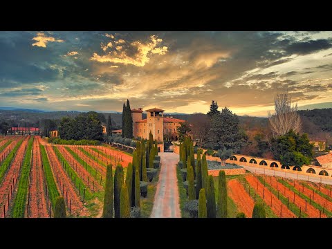 Provence France |  Magnificent and secret places |  Wine tourism |  4K |  drone