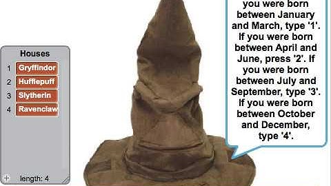 Scratch sorting hat intro video