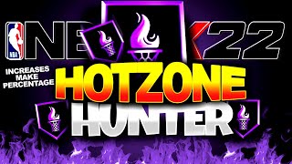 NBA 2K22 HOT ZONE HUNTER BADGE - INCREASES MAKE PERCENTAGE - BEST SHOOTING BADGES