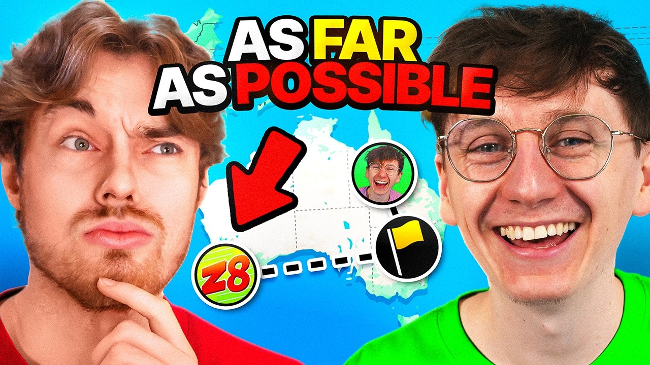 Geoguessr 1v1 BUT I have to Guess as FAR AWAY as Possible