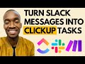 How to Automate tasks from Slack to Clickup using Make.com
