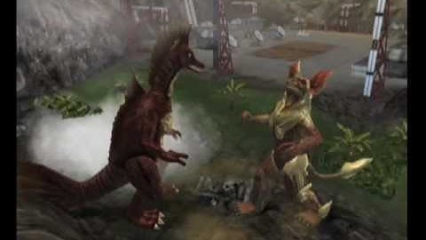 Godzilla: Unleashed - Titanosaurus vs. King Caesar