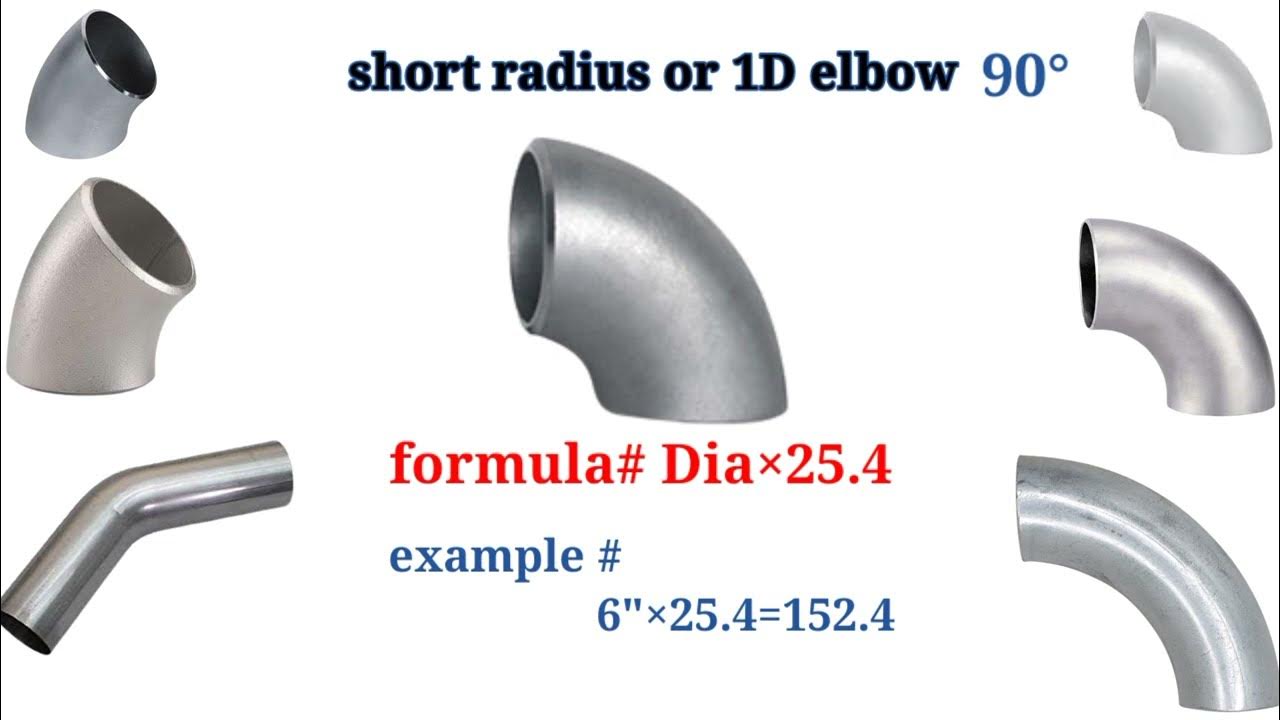 Pipe elbow center calculation of any degree with complete details YouTube