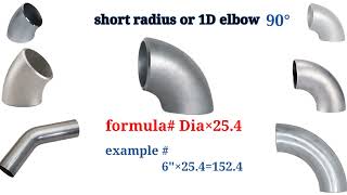 Pipe elbow center calculation of any degree with complete details