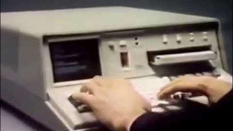 IBM 5100 First Portable Computer - 1977 Commercial