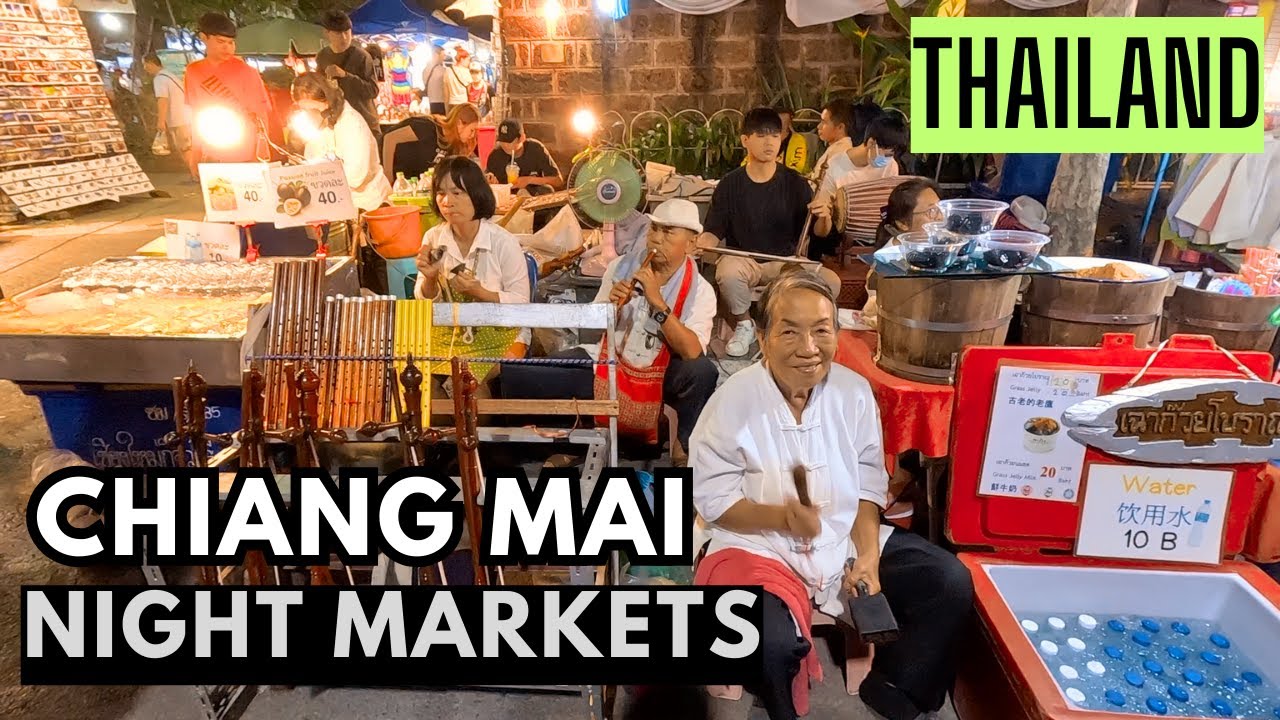 The Night Markets in Chiang Mai Are AWESOME  Thailand