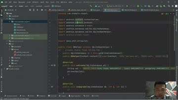 Aplikasi android dengan menggunakan Eclipse / Android Studio dan SQLite