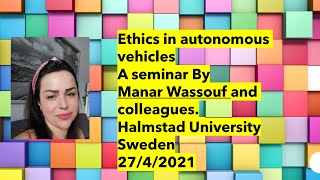Ethics in Autonomous Vehicles seminar
