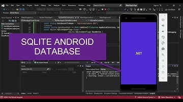 SQLite Database in .NET MAUI App (Android,IOS,WinUI)
