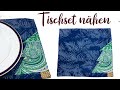 Anleitung Tischset nähen mit Weihnachtsbaum 🎄 Patchwork für Anfänger 🎄 Gratis Schnittmuster 🎄