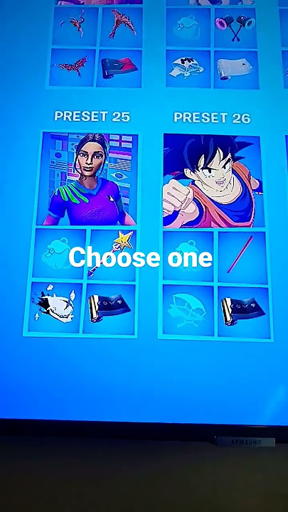Preset 25 or Preset 26