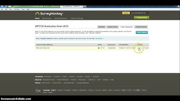 Survey Monkey Settings