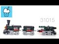 How to build Lego Emerald Express train - Lego Creator 31015