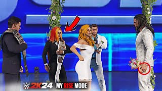 WWE 2K24 MyRISE Mode All CUTSCENES! Part 1