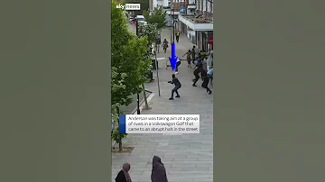 Moment Man Fires Gun On Busy Street In North London 
